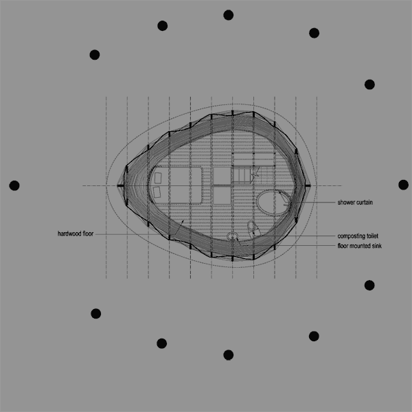 lower level plan - sleeping