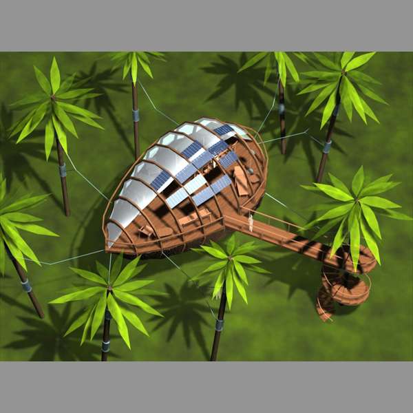 glides along tracks attached to the structural ribs